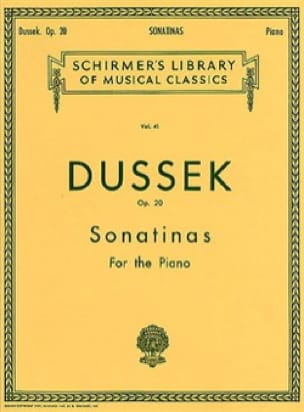 6 Sonatinas  Op. 20;  HL50252310  Dussek Piano Schirmer