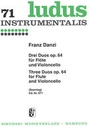 Three Duos for Flute and Violoncello Danzi, Franz V, Fl, Vc SIK0571  Sikorski