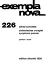 Symphonic Prelude Schnittke  Alfred Orch SIK1926  Sikorski