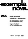 Sonata No. 2 for Violoncello and Piano / Improvisation for violoncello solo Schnittke, Alfred Vc, Klav / Vc SIK1955  Sikorski