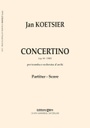 Concertino Op 84 Tp37 Koetsier Jan Trompette Et Orchestre À Cordes Brass Press