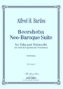 Beersheba Neo-Baroque Suite TU66 Bartles Alfred H. tuba and cello (or euphonium/
