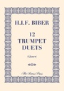 12 Trumpet Duets Tp131 Biber Heinrich I.F. 2 Trumpets Brass Press