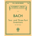 15 Two- And Three-Part Inventions;  Hl50256470 Johann Sebastian Bach Piano Schirmer