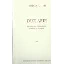 2 Arie SZ09949 Tutino Soprano Et Piano Zerboni