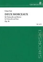 2 Morceaux for violoncello and piano Cui  César Vc  Klav SIK1673  Sikorski
