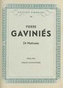 24 Matinées for violin solo Gaviniés  Pierre V SIK0186  Sikorski