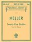 25 Studies For Rhythm And Expression  Op. 47;  Hl50253270 Stephen Heller Piano Schirmer