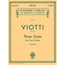 3 Duets  Op. 29; Score and Parts HL50255410 Giovan Battista Viotti Violin Duet Schirmer