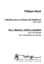 3 Motets Pour Un Temps De Penitence : N02 De Profundis Um10380 Maze Choeur Satb 