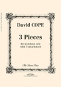 3 Pieces TB43 Cope David trombone solo Brass Press
