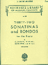 32 sonatinas & rondos for the piano;  gs15600