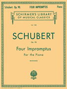 4 Impromptus  Op. 90;  HL50257890 Franz Schubert Piano Schirmer