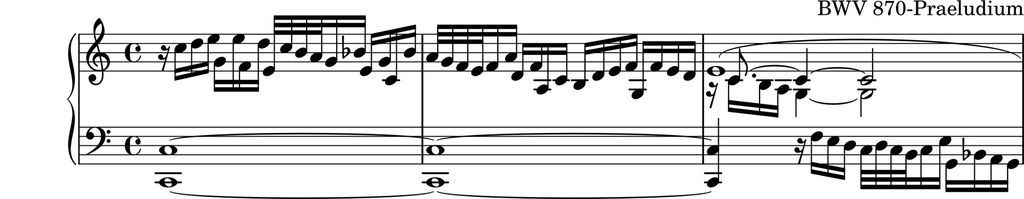 Das Wohltemperierte Clavier II, Praeludium I  Harpsichord, Piano  Classique Mut2223