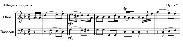 Oboe Sonata No. 5 in D minor  Devienne François Oboe & Bassoon Classique mut2228
