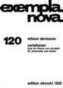 [SIK1820] Variations on a Theme by Schubert for violoncello and piano Denisov, Edison Vc, Klav SIK1820  Sikorski