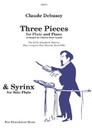 [PEM70] Syrinx (Solo) And Three Pieces (Flute & Piano) By Debussy Pem70 Claude Debussy P
