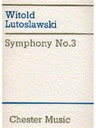 [PW8762] Symphony No. 3 PW8762 Witold Lutosławski PWM