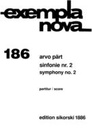 [SIK1886] Symphony No. 2 Pärt, Arvo Orch SIK1886  Sikorski