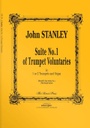 [TP174] Suite No 1 Of Trumpet Voluntaries (In D) Tp174 Stanley John 1 Or 2 Trumpets Organ Brass Press