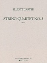 [HL50238300] String Quartet No. 3 (1971); Score HL50238300 Elliott Carter Quatuor à Cordes Sc