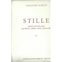 [SZ8859] Stille SZ08859 Solbiati Flute/Violon/Alto Et Violoncelle Zerboni