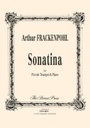 [TP142] Sonatina Tp142 Frackenpohl Arthur Trompette Piccolo Et Piano Brass Press