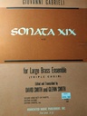 [AMP-6921] sonata XIX for large brass ensemble Giovanni Gabrieli Cuivres Associated Music Publishers Amp-6921