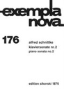 [SIK1876] Sonata No. 2 for Piano Schnittke  Alfred Klav SIK1876  Sikorski