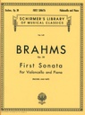 [HL50259050] Sonata No. 1 in E Minor  Op. 38;  HL50259050 Johannes Brahms Violoncello & Piano