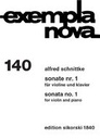 [SIK1840] Sonata No. 1 for Violin and Piano Schnittke, Alfred V, Klav SIK1840  Sikorski