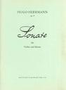 [SIK0534] Sonata for Violin and Piano Herrmann  Hugo V  Klav SIK0534  Sikorski