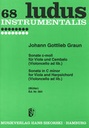 [SIK0564] Sonata For Viola And Harpsichord - Violoncello Ad Lib. Graun, Johann Gottlieb Va, Cemb (Vc) Sik0564  Sikorski