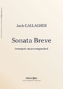 [TP199] Sonata Breve Tp199 Gallagher Jack Trumpet Solo Brass Press