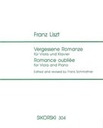 [SIK0304] Romance oubliée for viola and piano Liszt  Franz Va  Klav SIK0304  Sikorski