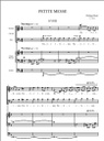 [UM10595] Petite Messe Um10595 Maze Choeur Satb Et Orgue Ump