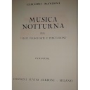 [SZ6562] Musica Notturna Manzoni 5 fiati pianoforte percussione Zerboni sz6562