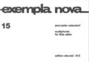 [SIK0815] Multiphonia For Flute Ostendorf  Jens-Peter Fl Sik0815  Sikorski
