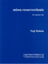 [UM10288] Missa Resurrectionis UM10288 Hakim Soprano Solo Et Piano Ump
