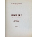 [SZ7312] Miserere SZ07312 Scheidt Soprano/Tenor/Basse/Orchestre/Partition Zerboni