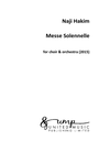 [UM10376] Messe Solennelle UM10376 Hakim Choeur Satb Et Orgue Ump