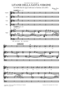 [UM10585] Litanie Della Santa Vergine Um10585 Maze Choeur Satb Et Orgue Ump