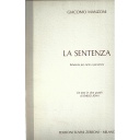 [SE7188] La sentenza Manzoni chant piano Zerboni se7188
