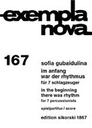 [SIK1867] In the Beginning there was Rhythm for 7 percussionists Gubaidulina, Sofia 7 Schlgz SIK1867  Sikorski