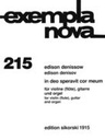 [SIK1915] In Deo speravit cor meum for violin (flute), guitar and organ Denisov, Edison V (Fl), Git, Org SIK1915  Sikorski