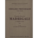 [SZ9269] Il Primo Libro De Madrigali A Cinque Voci (SATBB)/CHOEURS Frescobaldi Girolamo Cinque Voci satbb/choeurs Edizioni Suvini Zerboni SZ9269