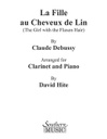 [ST727] Girl With The Flaxen Hair (La Fille Au Cheveux De lin) Debussy Clarinette