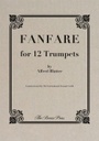 [TP132] Fanfare Tp132 Blatter Alfred 12 Trumpets Brass Press