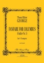 [TP145] Fanfare For Columbus (No. 5) Tp145 George Thom Ritter 8 Trumpets Brass Press