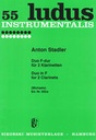 [SIK0550 A] Duet for 2 clarinets Stadler  Anton 2 Klar SIK0550 A  Sikorski